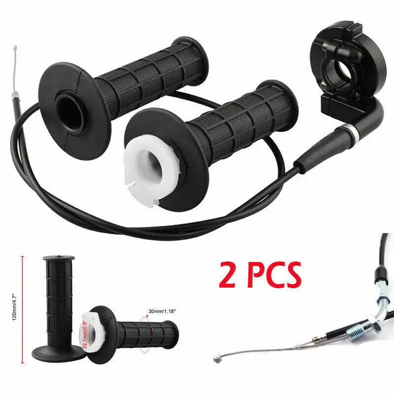 1 пара мотоциклетных ручек с регулятором 7/8 110-250CC рукоятки поворотным тросом