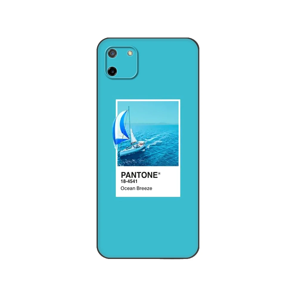 Черный чехол ТПУ Тонкий Высококачественный защитный для OPPO Realme C11 RealmeC11 задняя