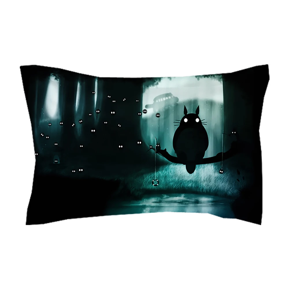 

High quality Cartoon 3D Totoro Designer Bedding Sets Bedclothes With Pillowcase Duvet Cover twin King Size Bed Set Home Textiles