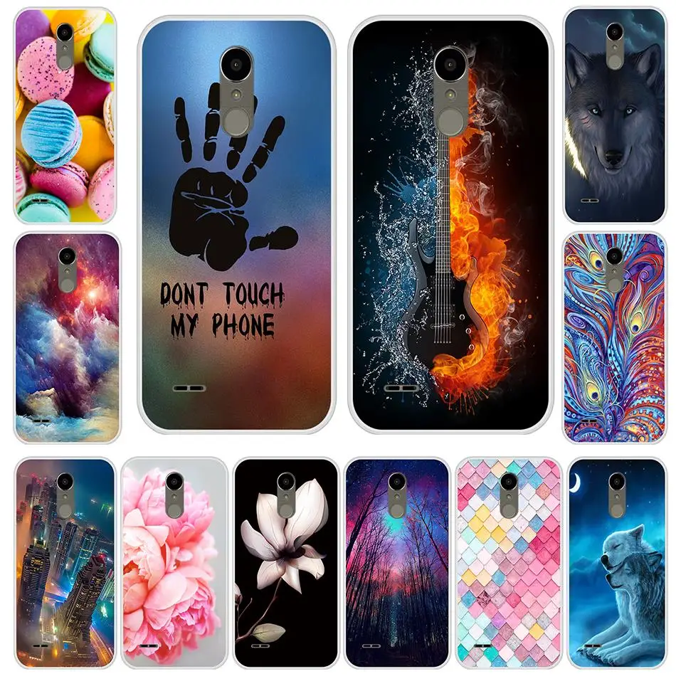 Силиконовый чехол для LG K10 2017 Мягкий ТПУ цветной K 10 телефона | Мобильные телефоны