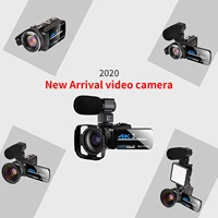 video camcorder vlogging for facebook remote control 3 0 inch touch screen lens hood webcam camera mini video digital camera