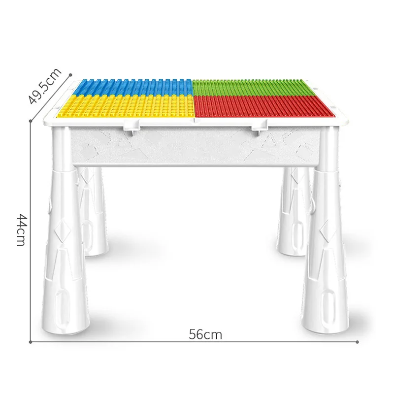 

Building Blocks Learning Table Compatible with Large and Small Particles Assembled Building Blocks Table Game Table Toys