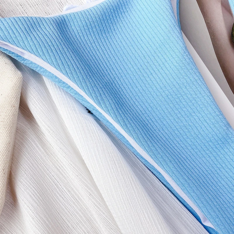 

Sexy Solid Triangle Bikini Suit Women Bandage Backless Two Pieces Brazilian Swimsuit Summer Beachwear Biquini Set