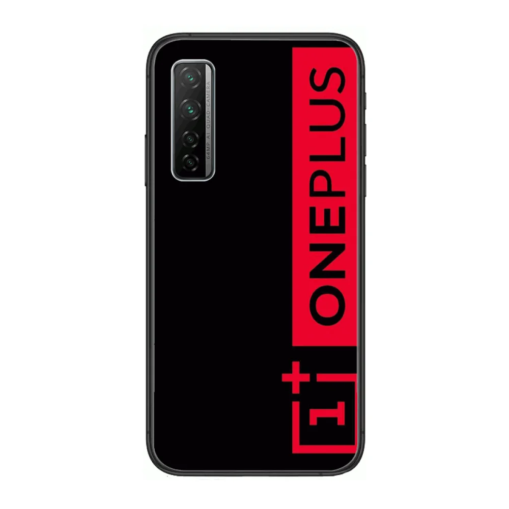

ONE Plus Logo Phone Case For Huawei Nova p10 lite 7 6 5 4 3 Pro i p Smart ZBlack Etui 3D Coque Painting Hoesje