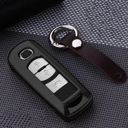 Алюминий сплав оболочки держатель Автомобильный ключ чехол крышка для ключей в