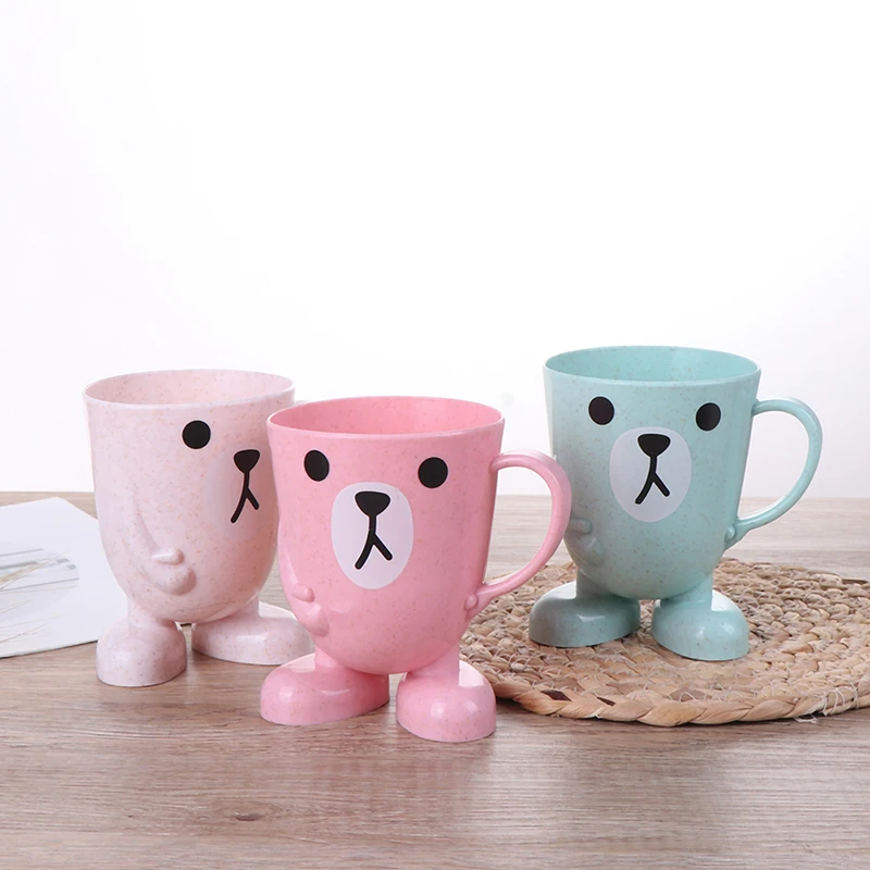 Детские чашки питьевая вода щетка для мытья зубов детская чашка молока с ручкой