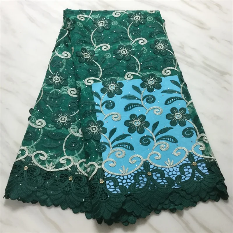 

2020 New Design French Tulle Lace Fabrics Embroidered African Lace Fabric Nigerian High Quality Mesh Lace Material for Wedding