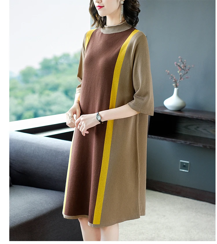 Корейский Повседневный свободный свитер женское Новое весенне-осеннее вязаное