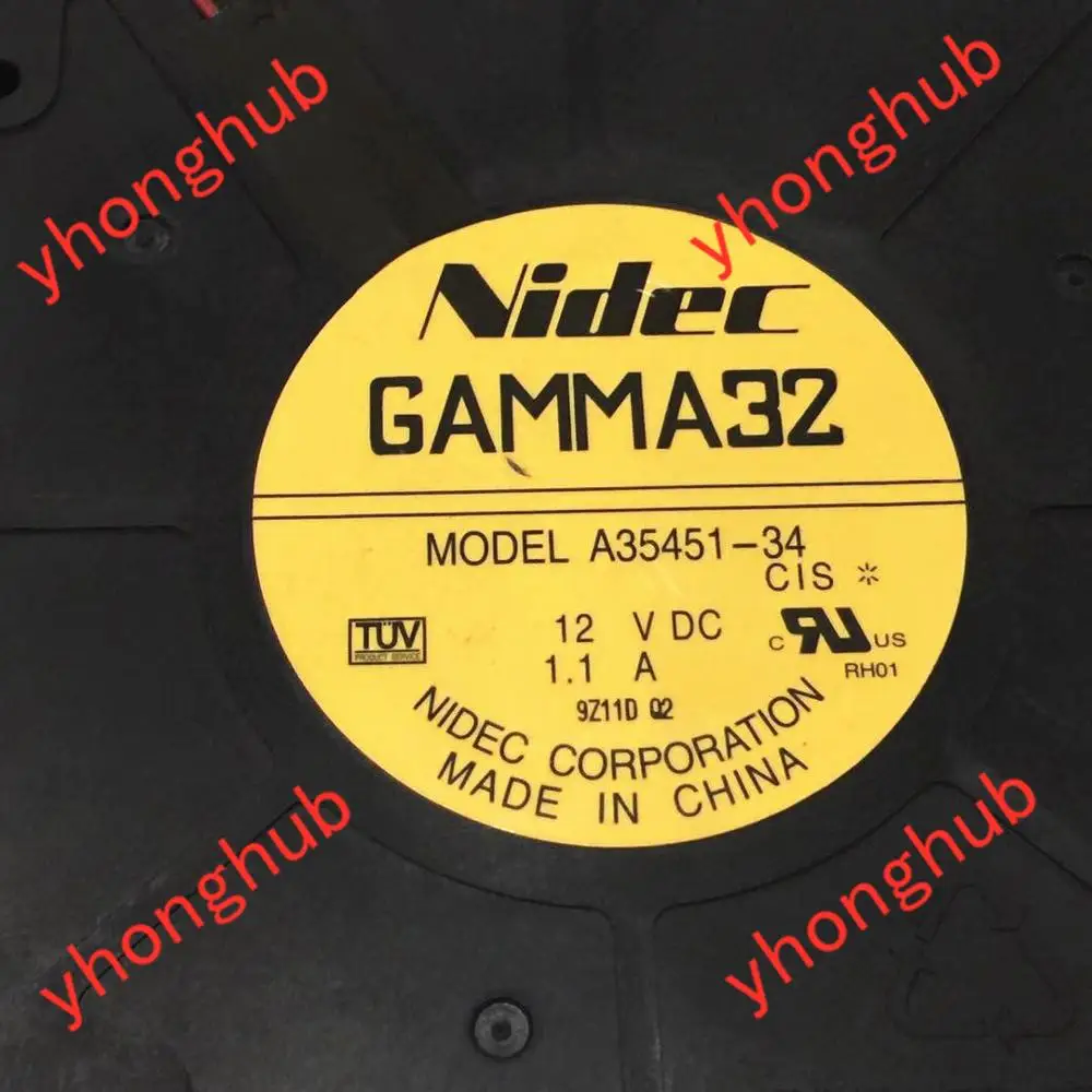 Nidec A35451-34 DC 12V 1.1A 4-провод 120x120x32 мм Сервер вентилятор охлаждения | Компьютеры и офис