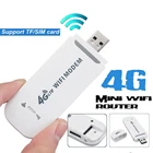 USB Wi-Fi Модем 3G 4G LTE, автомобильный Wi-Fi роутер, сетевой адаптер со слотом для sim-карты