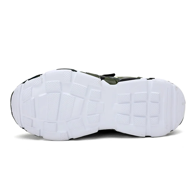 Zapatillas de deporte ligeras para ni&ntilde;os y ni&ntilde;as, zapatos deportivos suaves y transpirables, informales, de cuero y malla de aire, a la moda-5