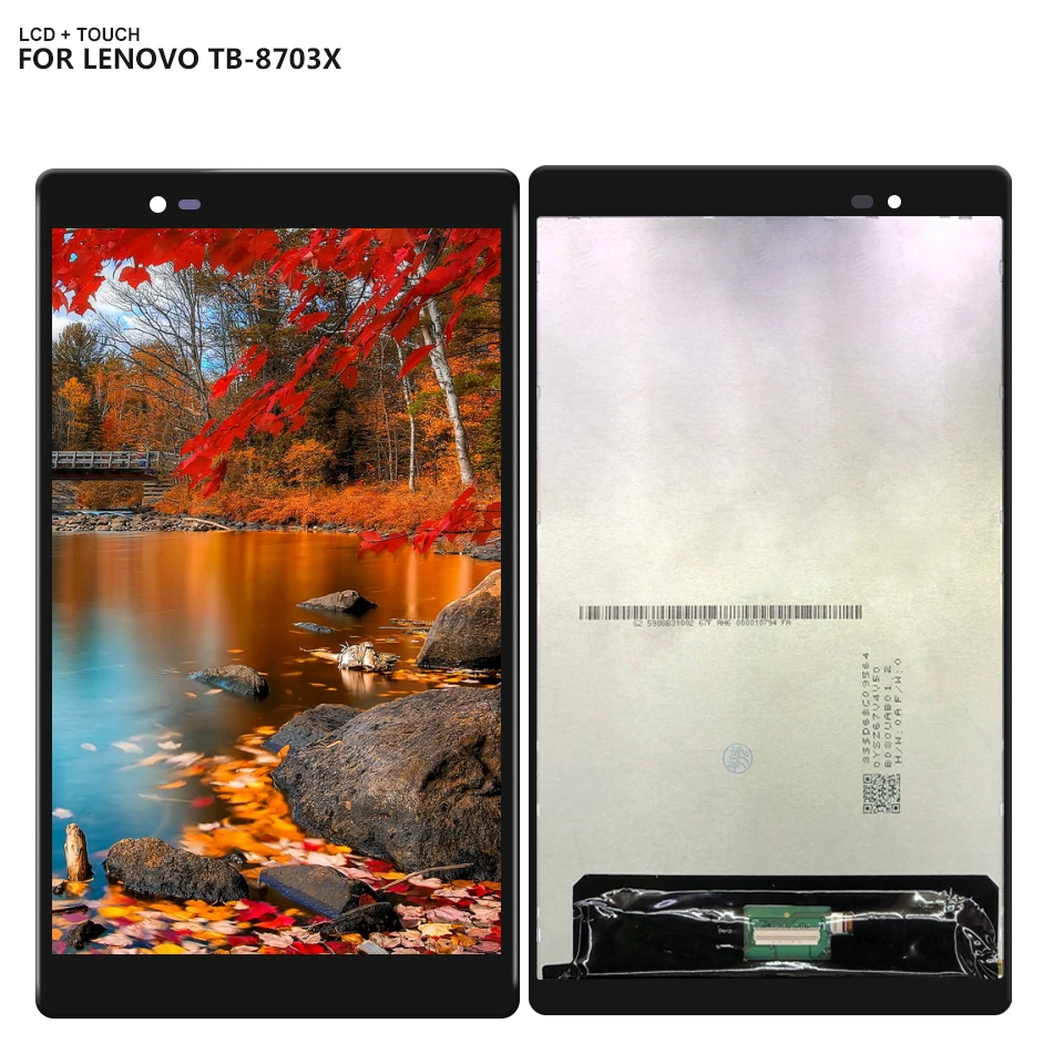 AAA ЖК-дисплей для 8," lenovo Tab 3 Plus Tab3 8703X TB-8703F TB-8703N TB-8703X ЖК-экран дигитайзер Сенсорная панель стеклянная сборка