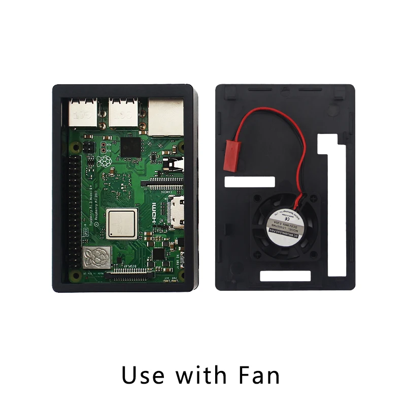 Raspberry Pi 3 Model B + чехол черный корпус из АБС пластика для сенсорного экрана 5 дюйма