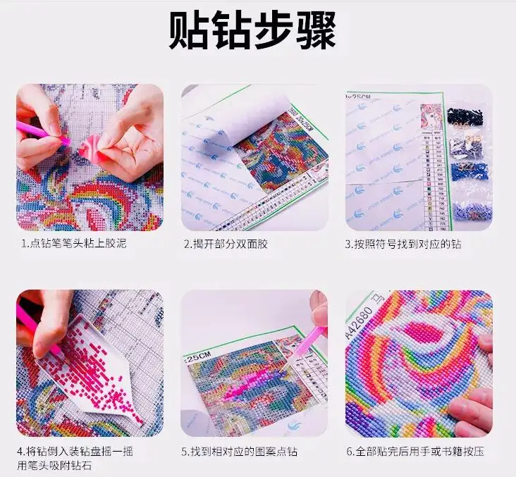 Алмазная живопись из мультфильма Принцесса Красавица и Чудовище Набор для