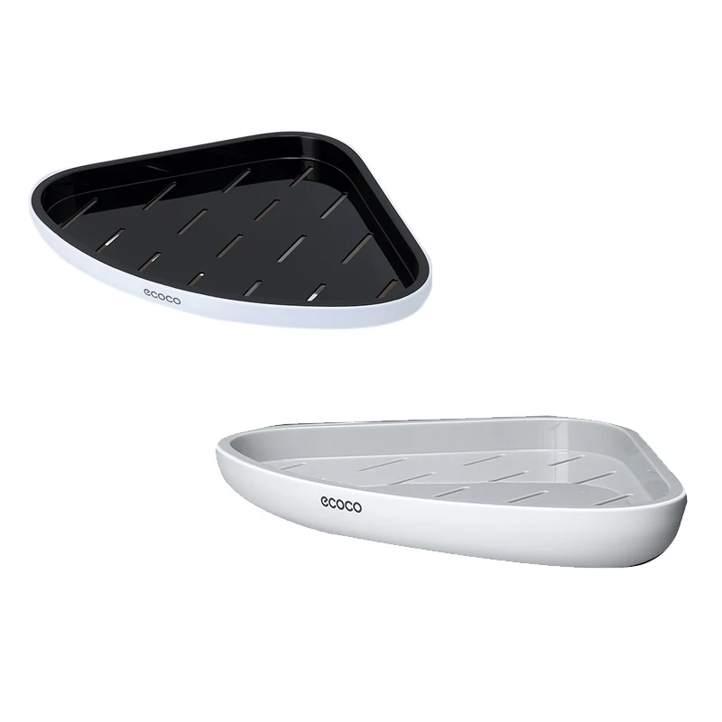 

ECOCO Corner Shelf Storage Shower Shampoo Holder Basket Shelf Wall Shelves for Shelving Bathroom Kithchen Accessories