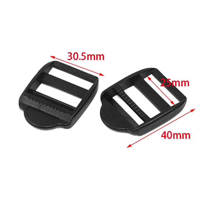 5 шт. пластиковый тройной скользящий слайдер пряжка лестничный замок для рюкзака