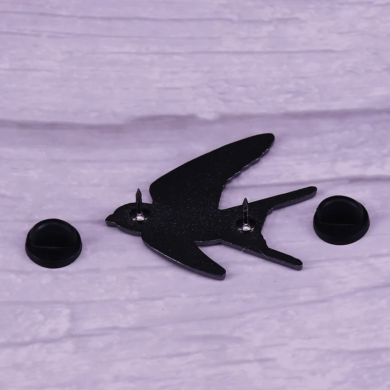 Эмалированная брошь с изображением моряка Джерри Коллинза ласточка океан солнце