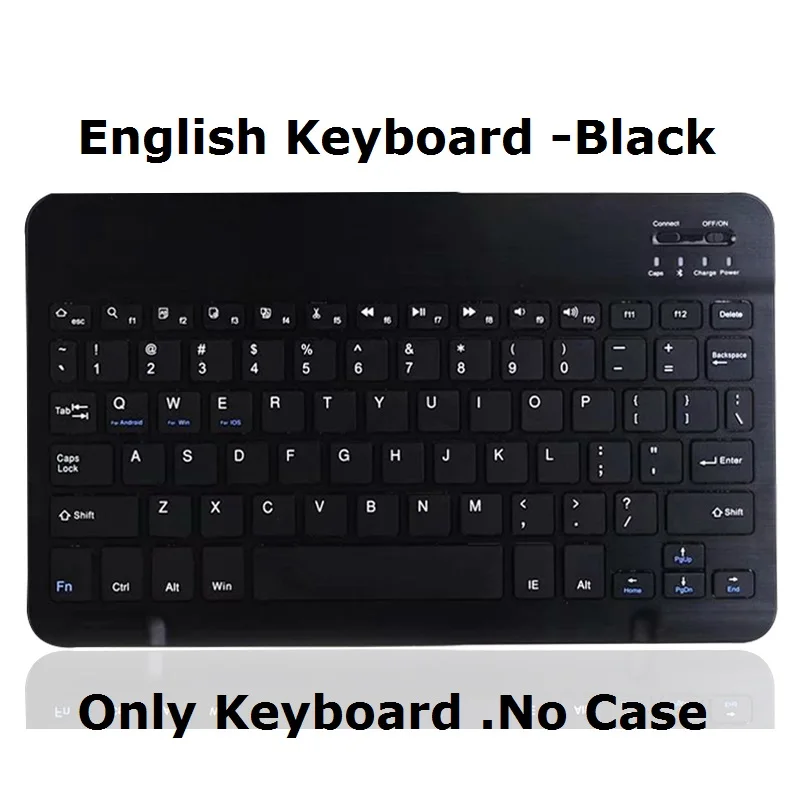 English Keyboard Русский Испанский чехол для iPad 10,2 чехол с клавиатурой Bluetooth A2197 A2198 A2200 для iPad 7-го поколения Чехол для клавиатуры - Цвет: English Keyboard