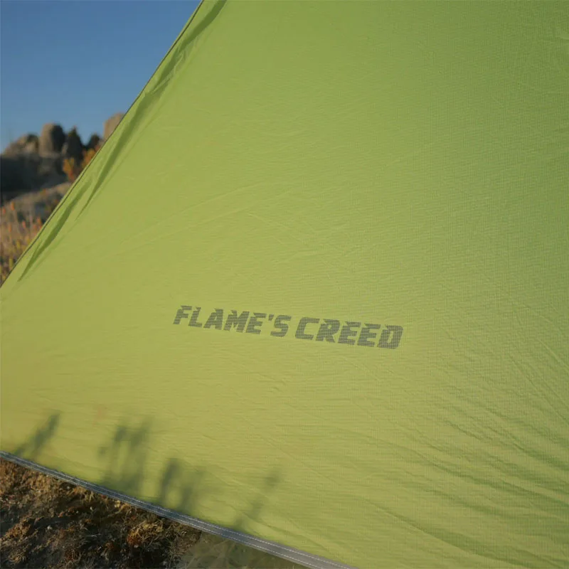 FLAME'S CREED UL GEAR 3 сезон 1 человек палатки Сверхлегкий для похода кемпинга палатки открытый 15D нейлон безщеточный