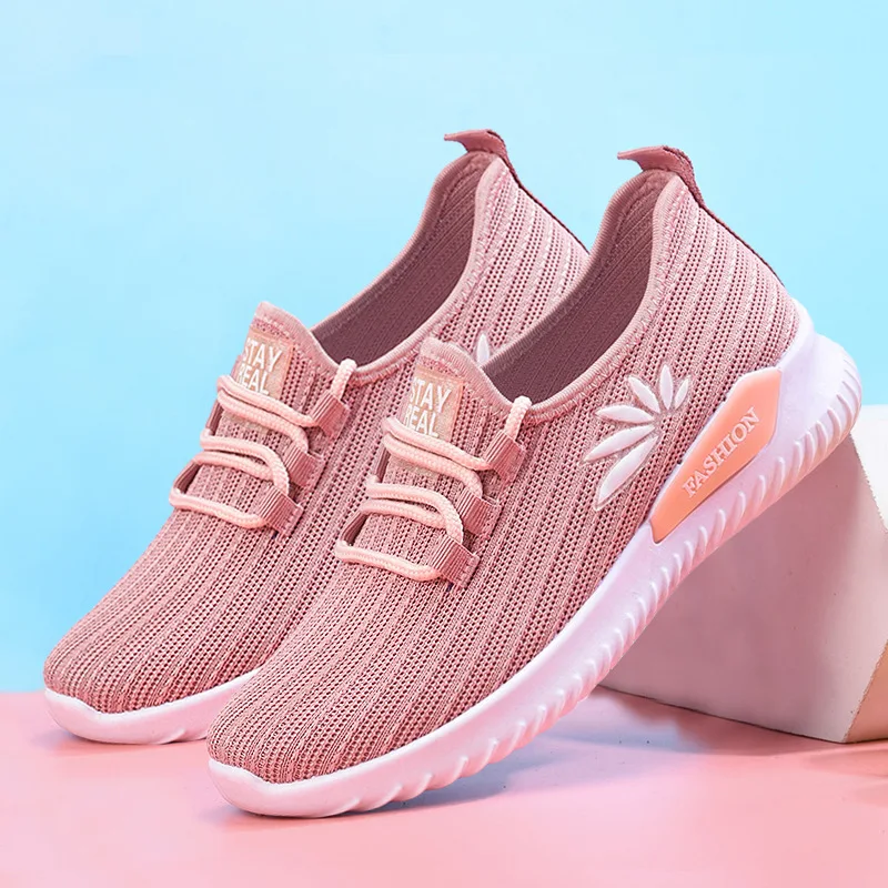 Women Casual Shoes Mesh Woman Fashion Sneaker Loafer Mujer  Flats Casual Shoes Women Comfortable running shoes size36-40