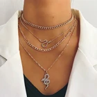 Ожерелье из хрустальной змеи, новое женское ожерелье с подвеской в виде животного, минималистичное стильное модное женское ювелирное изделие из сплава, подарок на день рождения, вечеринку
