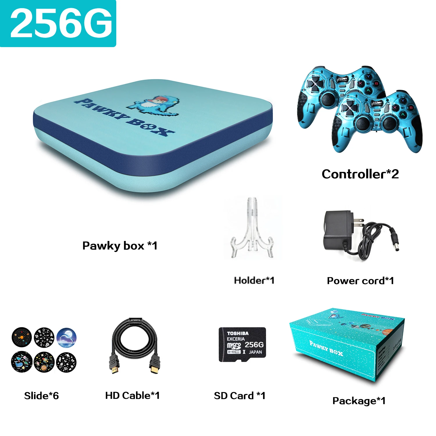 Ретро игровая консоль Pawky Box для PS1/SMS/N64/PSP 50000 + Супер видеоигры 4K Wifi TV Out Семейные