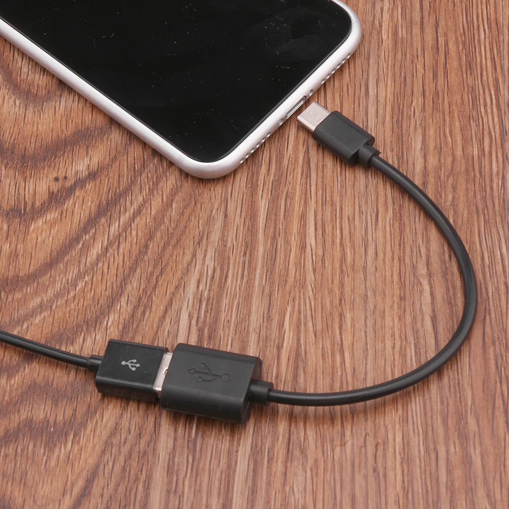 Тип USB C до 2 0 адаптер кабель Поддержка OTG преобразования женский в Женский Для Macbook