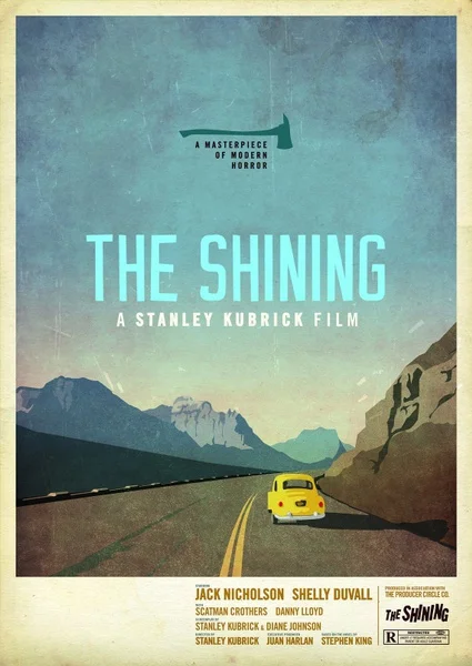 

The Shining Retro Style Movie Poster Art Print Tin Sign Bar Pub Home Wall Decor Metal Art Poster Plaque Iron Painting House Cafe