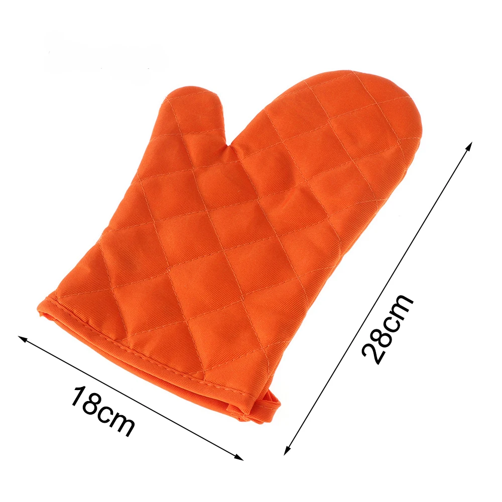 1PC New Portable Black Cotton Blend Thick Kitchen Baking Cook Insulated Padded Oven Gloves Mitt | Дом и сад