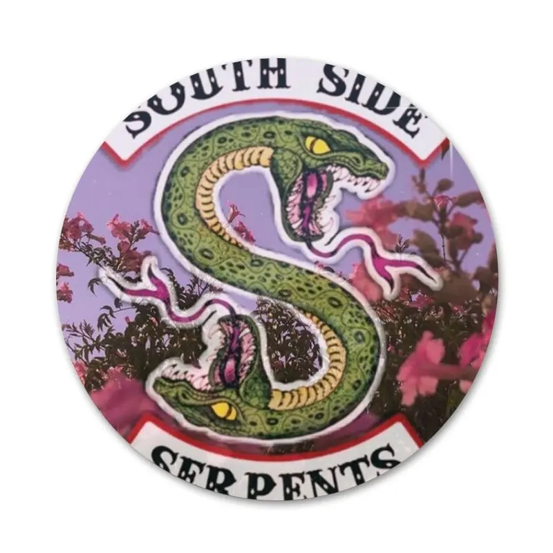 58 мм ривердейл Southside змеи значок брошь заколка аксессуары для одежды рюкзак