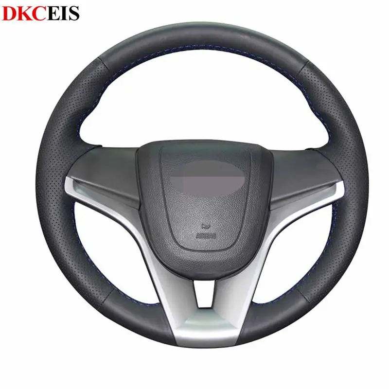 Чехлы рулевого колеса из мягкой искусственной кожи для Chevrolet Cruze 2009 2014 Aveo Orlando Holden