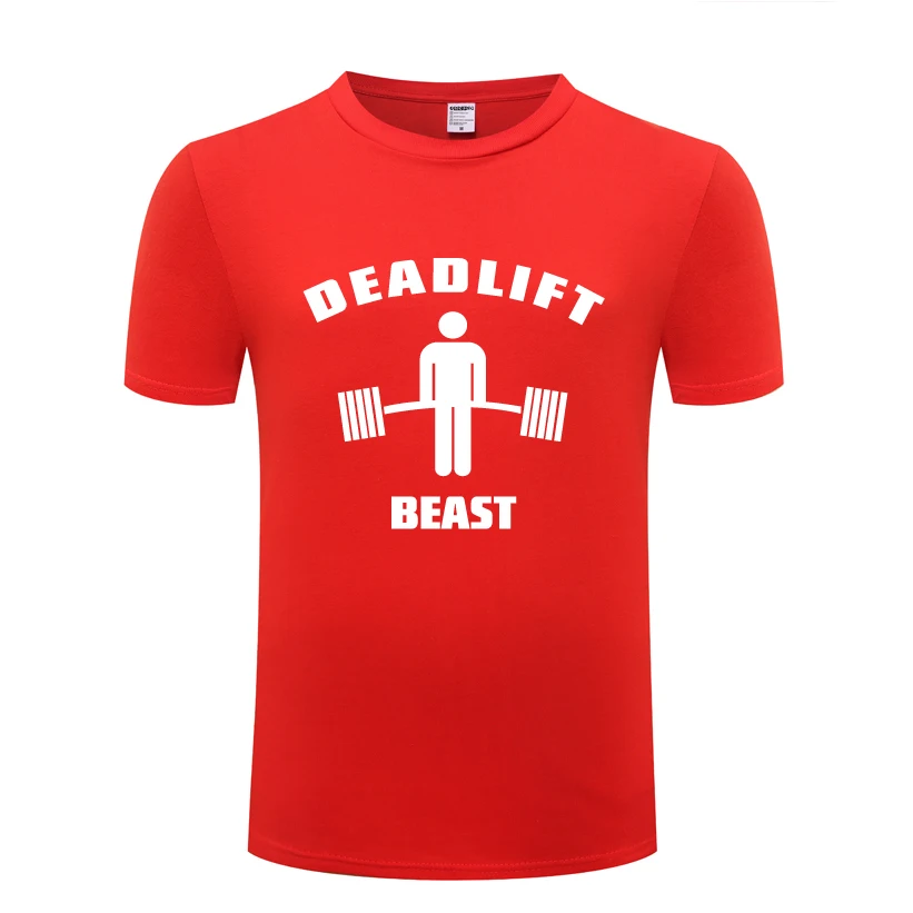 Мужская футболка для фитнеса и тяжелой атлетики Deadlift Beast Gym новинка 2020 хлопковая
