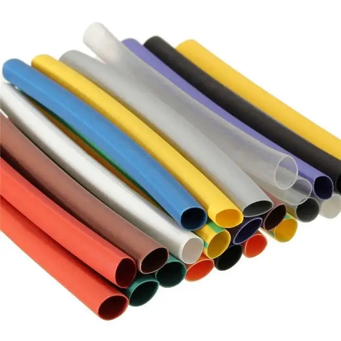 Трубка термоусадочная ТНТ нг-8/4 желто-зеленая (нарезка:1 метр) КВТ 72434 | Электронные