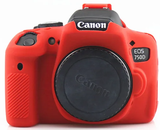EOS 750D T6i Red Камера чехол средства ухода за кожей для SONY A9 A7 III A7R III однообъективной зеркальной камеры Canon EOS титановый Электролитный электрод со случайно выбранным R 250D 5D Mark III IV 5D3 5D4 3000D 4000D 800D 750D SL3 T6i T7i - Цвет: EOS 750D T6i Red