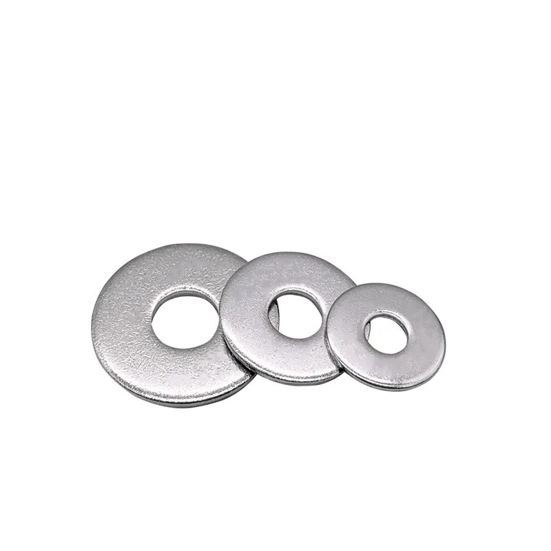 

M3/M4/M5/M6/M8/M10/M12/M14/M16/M18/M20/M22/M24Din9021 Large Flat Washer 304 Stainless Steel Big Metal Gasket Meson Plain Washers