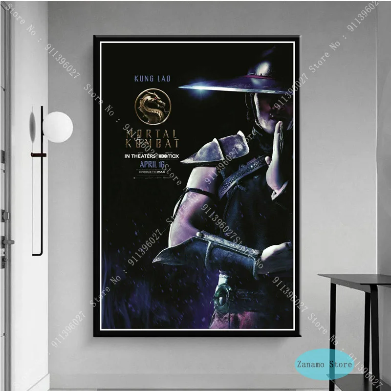 ZT519 горячий Mortal Kombat Game видео фильм 2021 постер HD принты картины маслом холст