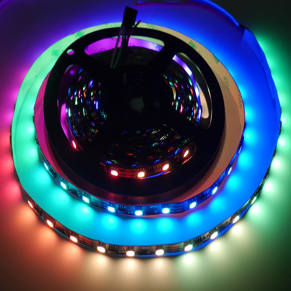 WS2811 RGB Светодиодная лента пикселей внешнее 1 IC управление 3 лампочки 5050 SMD