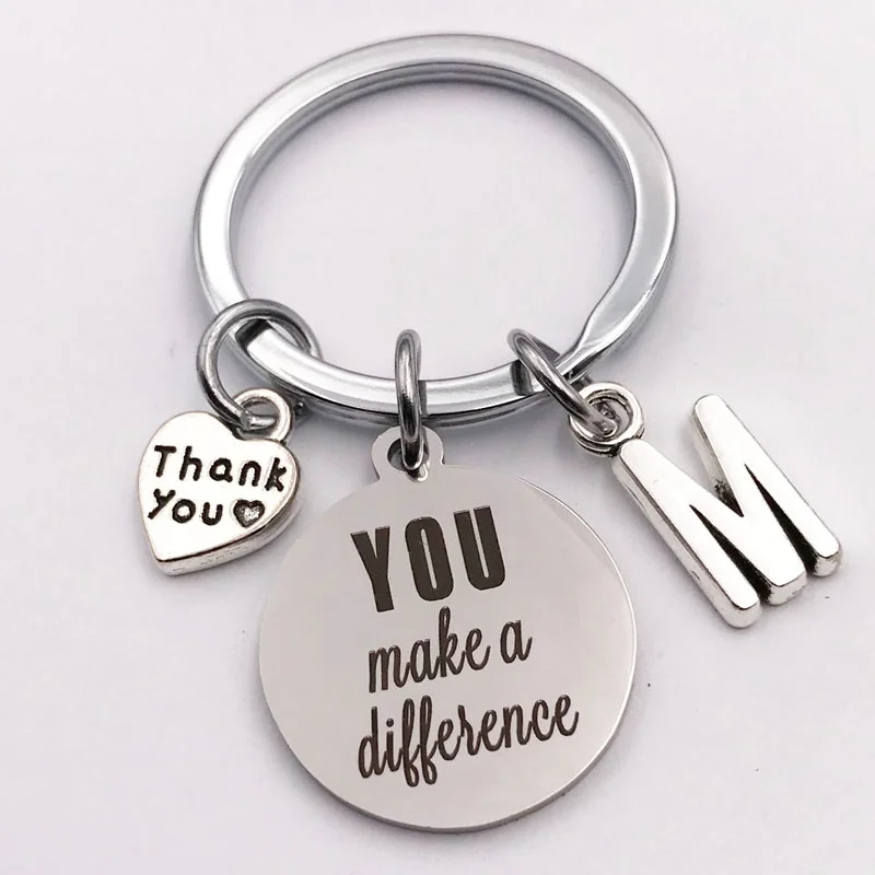 

Брелок для ключей с надписью «Thank You»