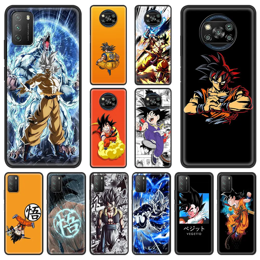 

Anime-D-Dragon-Ball Bag For Xiaomi Mi 11 9T Case Shockproof Back Cover For Xiaomi Note 10 10T Pro Lite 5G Silicone Bumper Fundas