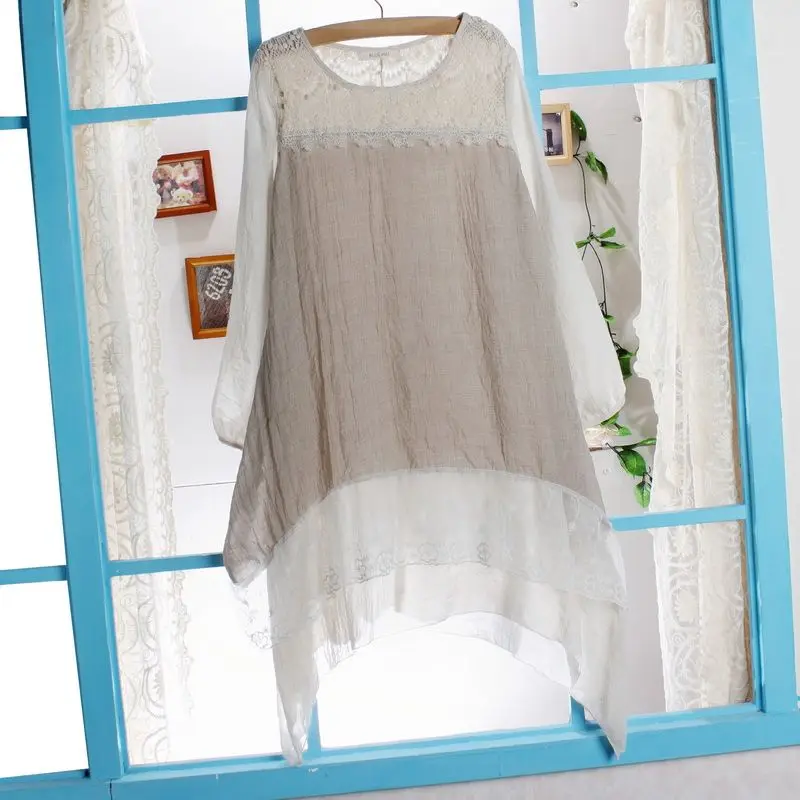 Женское Повседневное платье с длинным рукавом асимметричное двухцветное до