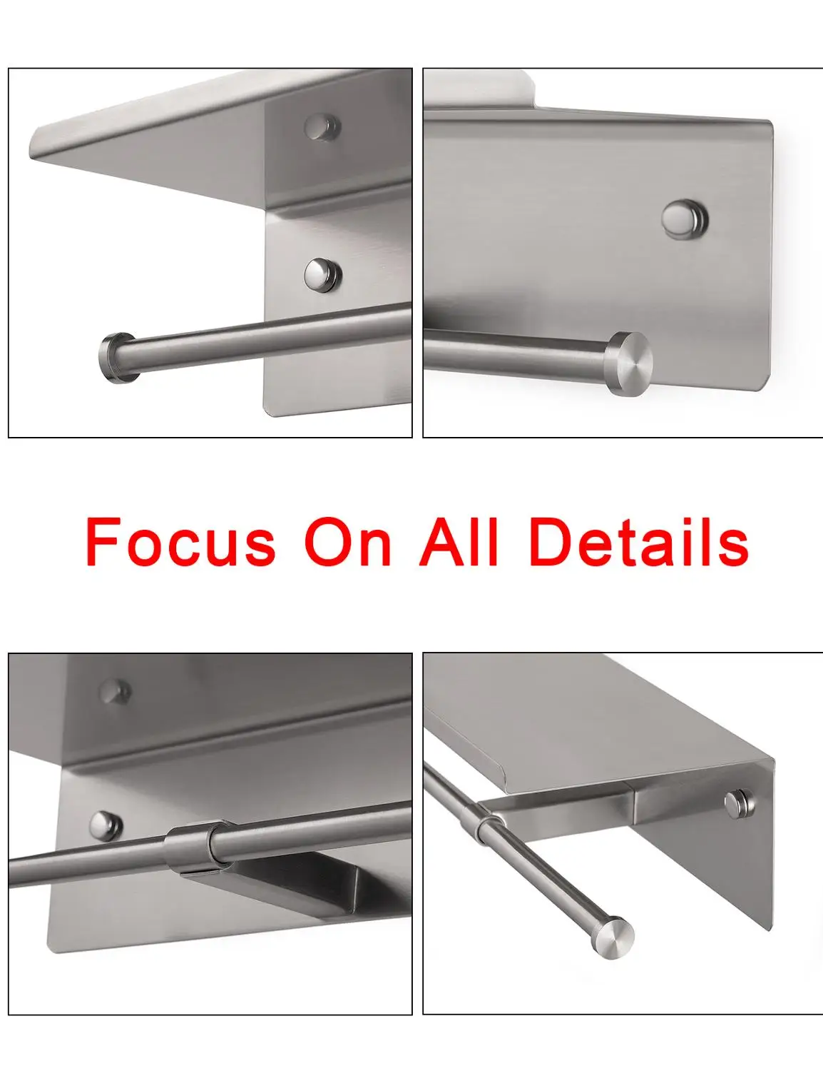 YUMORE Нержавеющая сталь Двухвалковая Бумага держатель настенный Аксессуары для