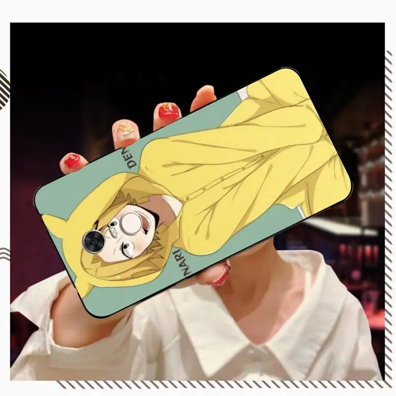 

FHNBLJ Denki Kaminari My Hero Academia Phone Case for RedMi 4X 5 plus 5 6 7 8 9 A 6pro Go K20 cover