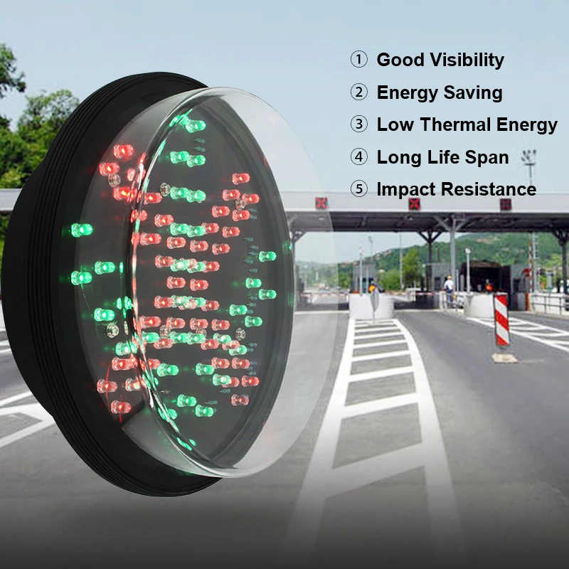 200 мм красный зелёный крест стрелка светофорный модуль|Светофор| |
