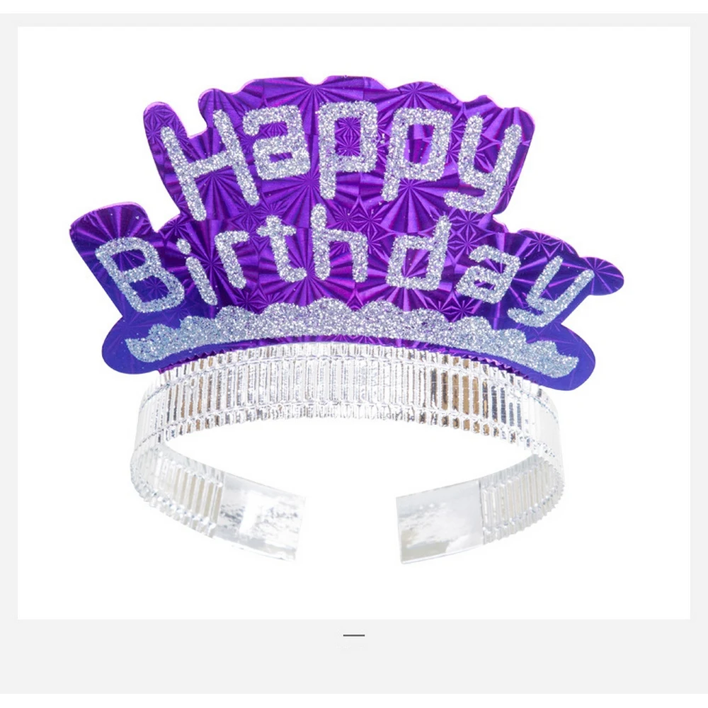 6 шт. серебряная шляпка принцессы с короной для первого дня рождения Свадебные