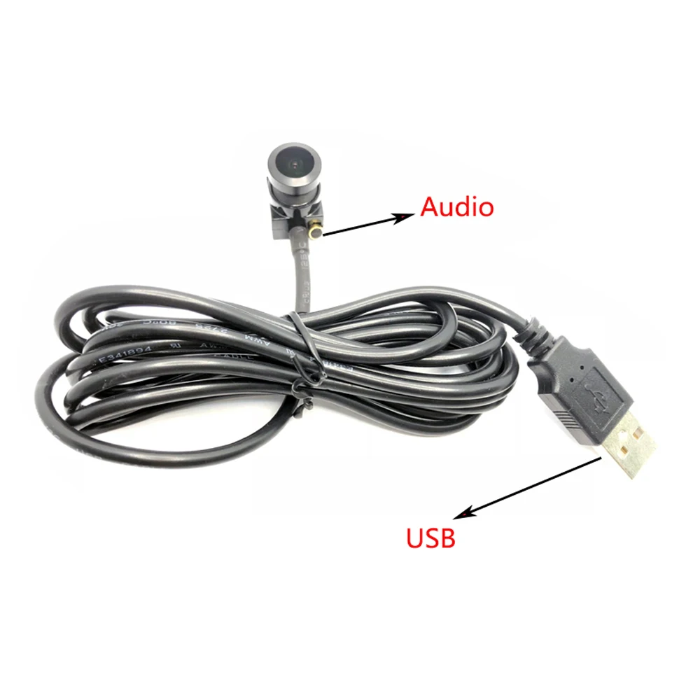HD 1080 P/2MP широкоугольная мини USB камера CCTV камера с видеонаблюдением UVC USB камера мини Windows pc веб-камера