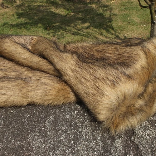 4 5 мм длинный ворс иммитатный волчий мех искусственный Львиная шерсть мягкая