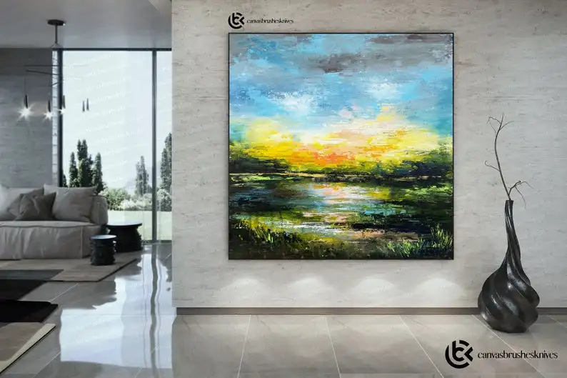 

Абстрактная Картина на холсте, оригинальные акриловые картины, Большой Настенный декор, картина маслом, современное искусство, большая абс...