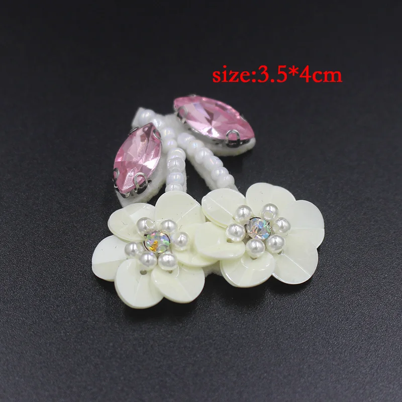 Корейская распродажа тканевая нашивка из бисера маленькие тканевые наклейки