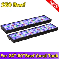 popbloom reef aquarium led light for marine coral aquarium full spectrum led marine aquarium lamp for 60cm 120cm 150cm tank