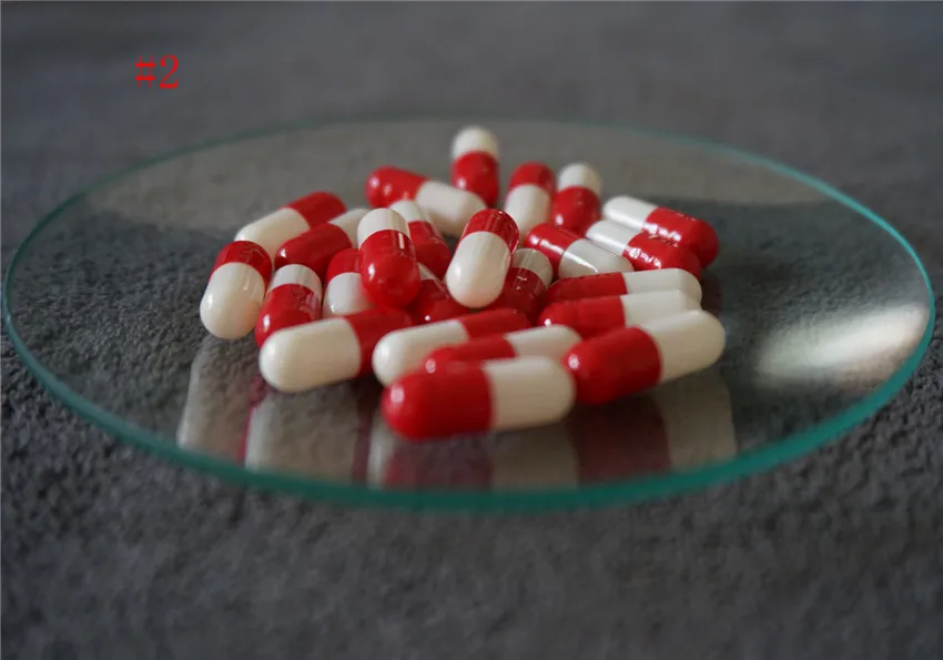 

2# 1000/5000pcs 2 Size High Quality Hard Gelatin Portable Empty Capsules, Hollow Gelatin Capsules ,Joined or Separated Capsules